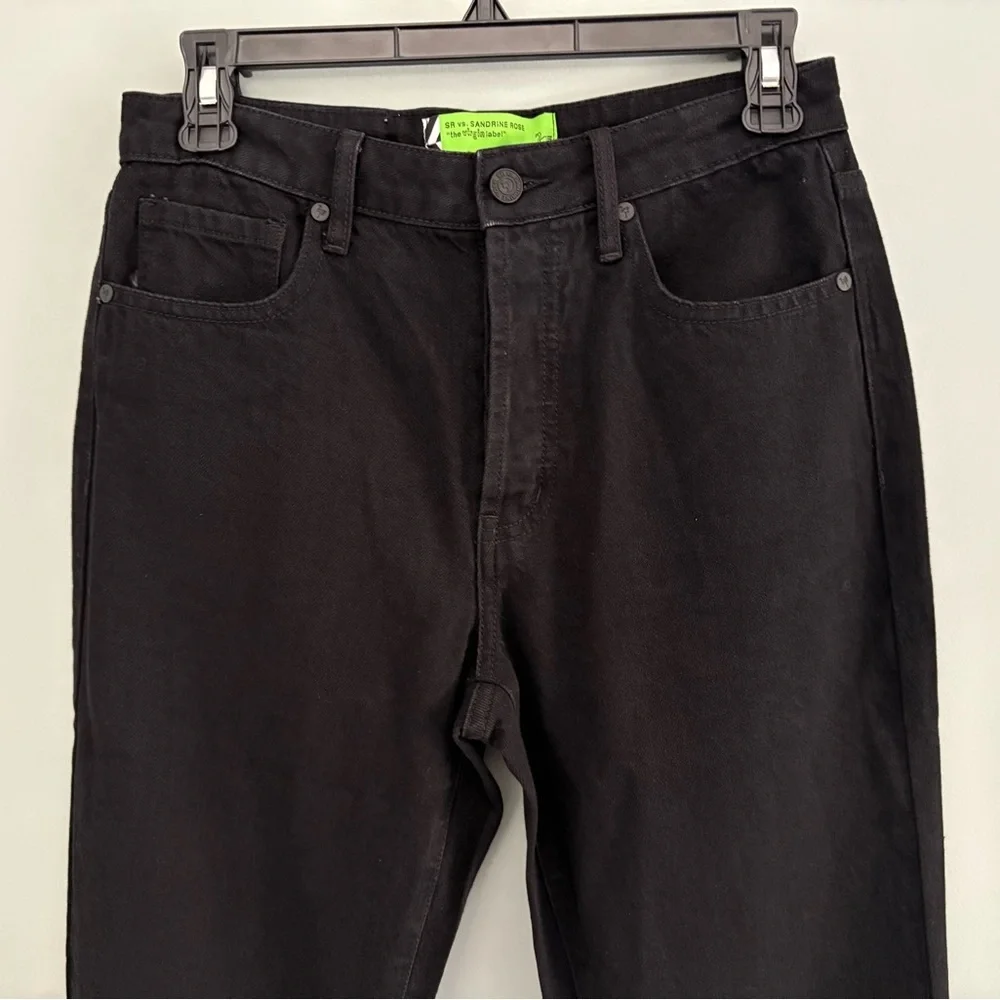 SR vs. Sandrine Rose The Virgin Label
High-Rise Straight Leg Black Jeans Size 27 - Picture 4 of 12